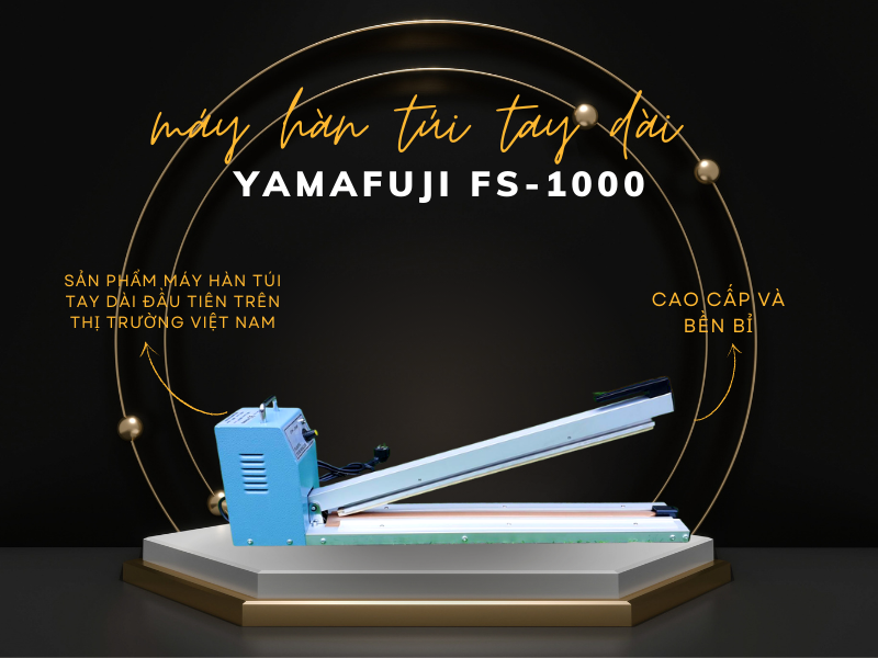 Máy hàn miệng túi tay dài Yamafuji FS-1000