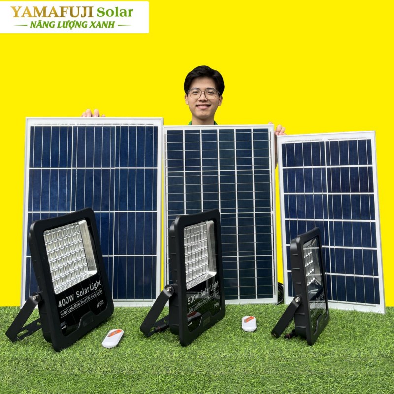 Photo 3 Đèn năng lượng mặt trời Yamafuji Solar SFL02-400W