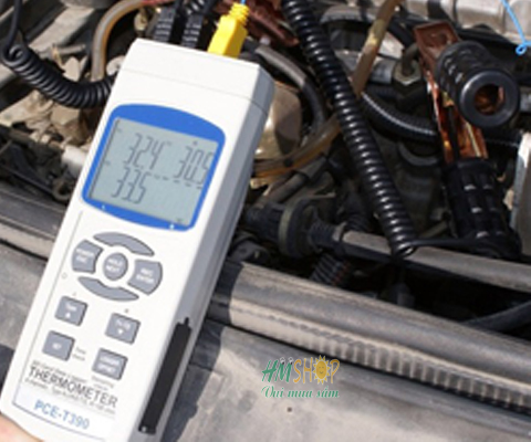 Máy đo nhiệt độ điện tử hiện số với 4 kênh đo PCE-T390 chát lượng  cao