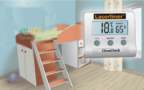 Máy đo nhiệt độ, độ ẩm LaserLiner 082028A  trong phòng