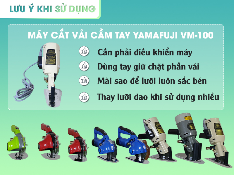 Quy tắc khi sử dụng Yamafuji VM-100