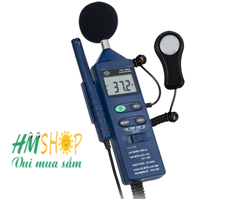 Máy đo ánh sáng, độ ồn, nhiệt độ, độ ẩm EM-882 giá rẻ