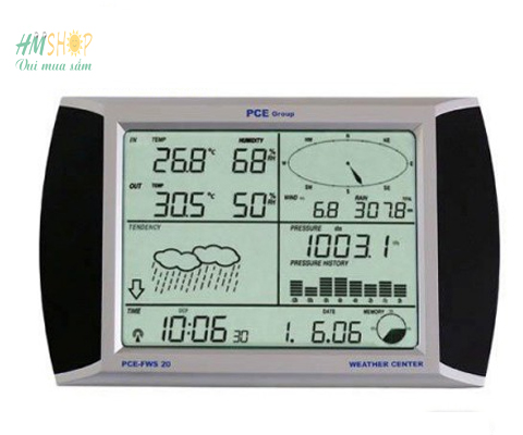 Máy đo vi khí hậu PCE-FWS 20 màn máy