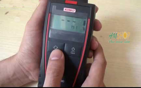 Máy đo độ ẩm vật liệu xây dựng KIMO HM50 sử dụng