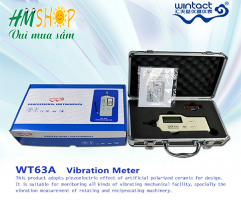  Máy đo độ rung Wintact WT63A hộp sản phẩm