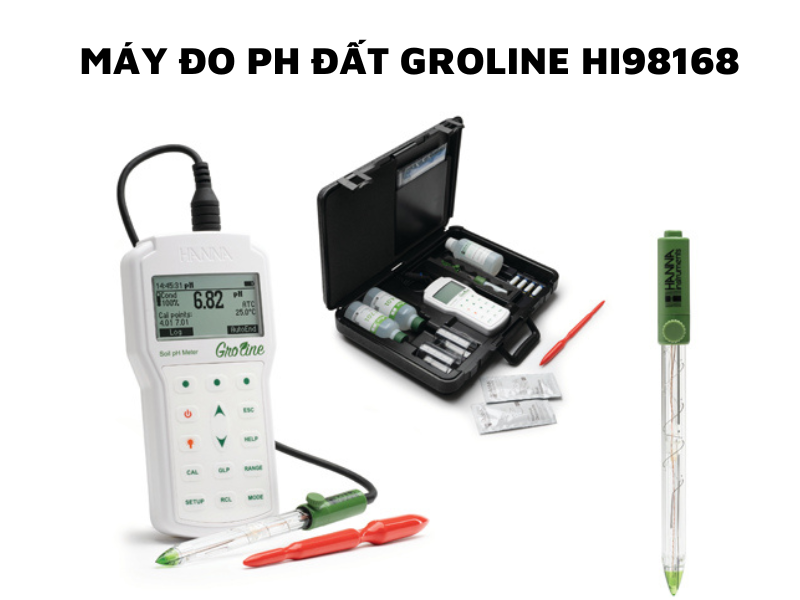 Máy Đo pH Đất GroLine HI98168