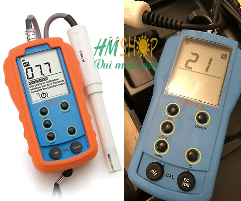 Máy đo pH/EC/TDS/Nhiệt độ Hanna HI9812-5 chất lượng