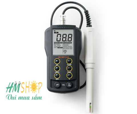 Máy đo pH/EC/TDS/Nhiệt độ Hanna HI9813-6
