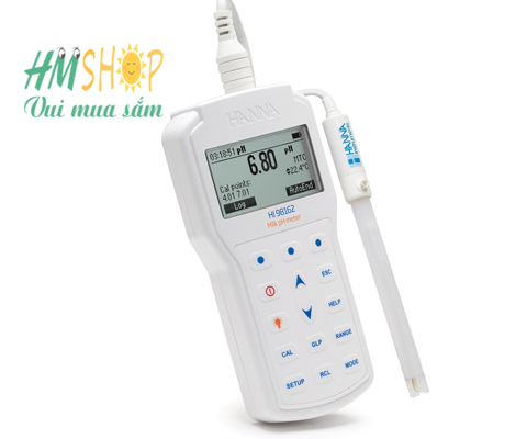 Máy đo pH/Nhiệt Độ Trong Sữa Hanna HI98162 nhỏ gọn