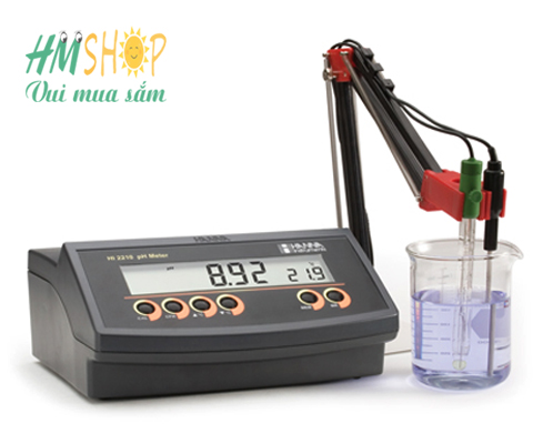 Máy đo pH/ nhiệt độ để bàn Hanna HI2210-02