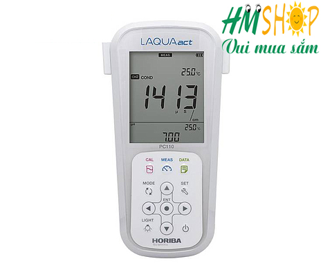Máy đo pH / thế ôxy hóa-khử (ORP) / độ dẫn / tổng hàm lượng chất rắn hòa tan (TDS) / điện trở / độ mặn cầm tay PC110-K chính hãng