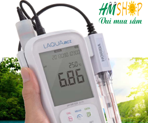 Máy đo pH / thế ôxy hóa-khử (ORP) / độ dẫn / tổng hàm lượng chất rắn hòa tan (TDS) / điện trở / độ mặn cầm tay PC110-K giá rẻ