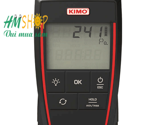phím chức năng Máy đo tốc độ, lưu lượng gió KIMO LV111