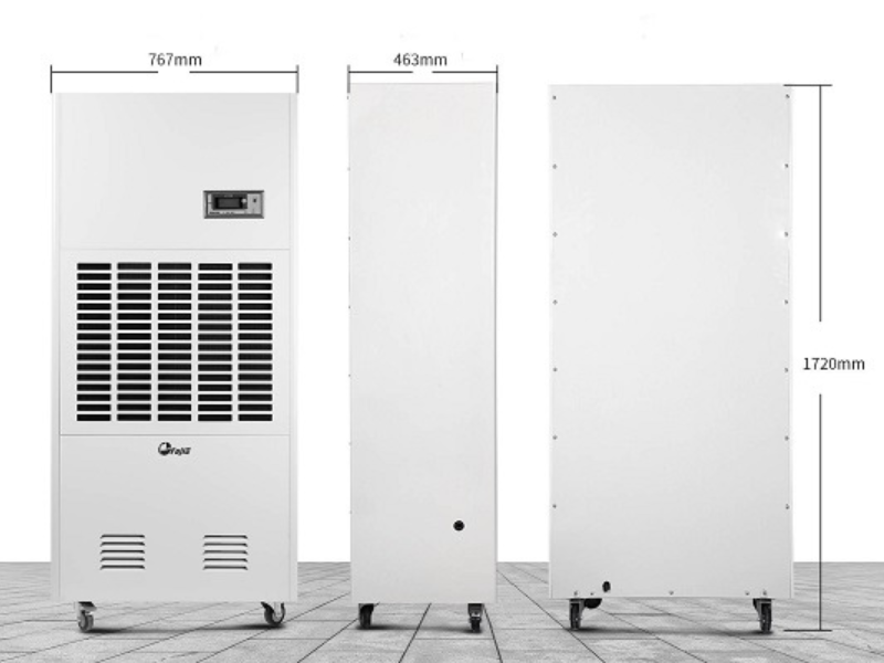 Kích thước máy hút ẩm công nghiệp Fujie HTR10S