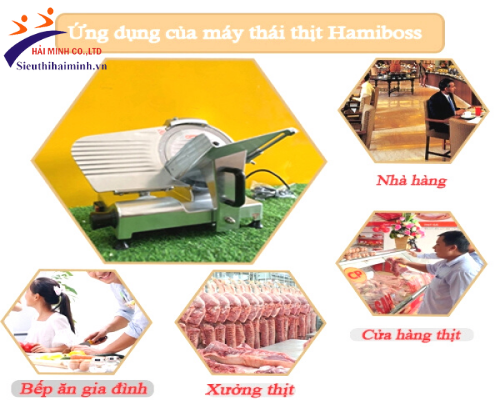 Ứng dụng của máy thái thịt Hamiboss-MS250A