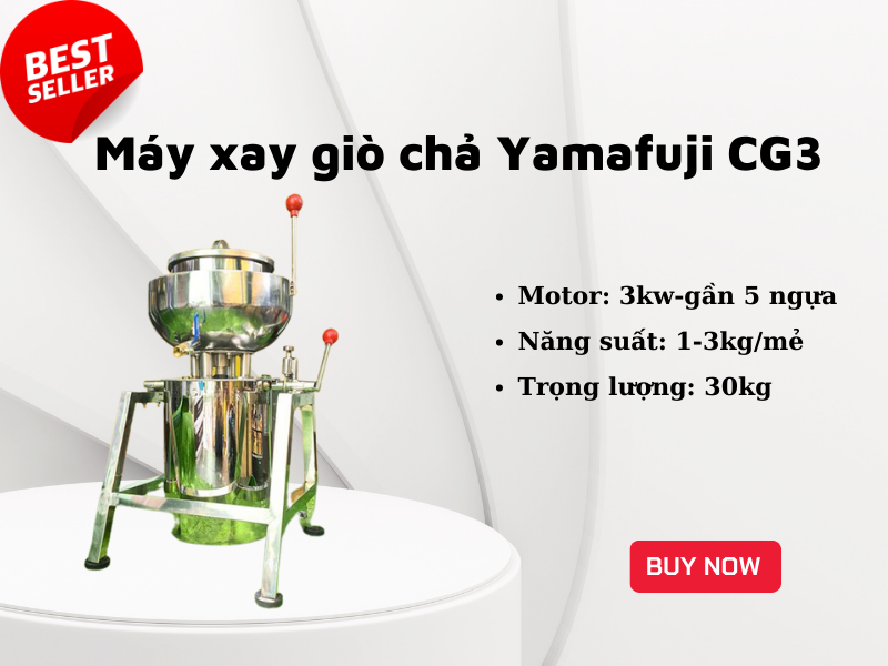 Máy xay giò chả Yamafuji CG3 bán chạy năm 2023