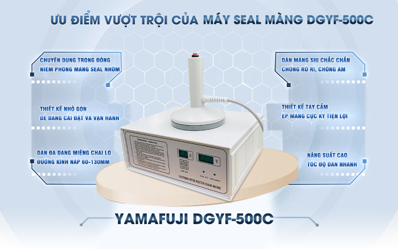 ưu điểm của Máy dán màng seal Yamafuji DGYF-500C
