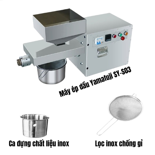 Máy ép dầu công nghiệp Yamafuji SY-3000C 