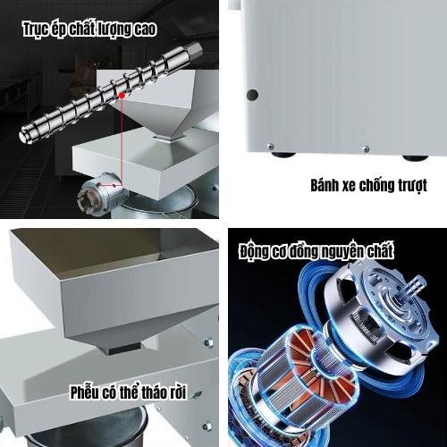 Máy ép dầu công nghiệp Yamafuji SY-3000C 