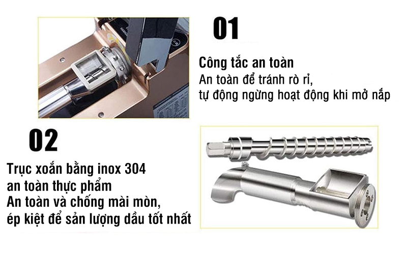 Máy ép dầu gia đình cao cấp Yamafuji SY-688