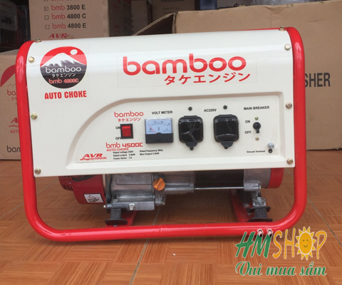 Máy phát điện Bamboo BMB 4800E đề nổ