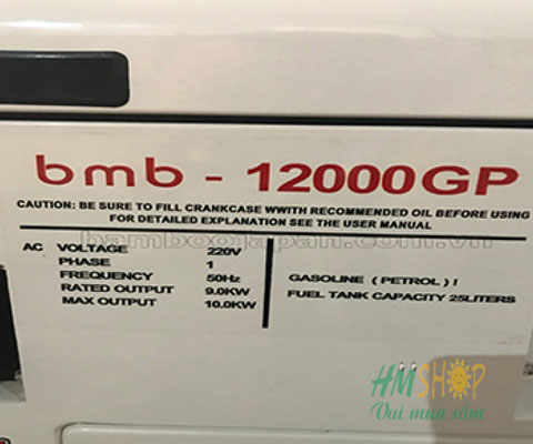 Máy phát điện Bamboo BMB12000GP 10KW giá rẻ