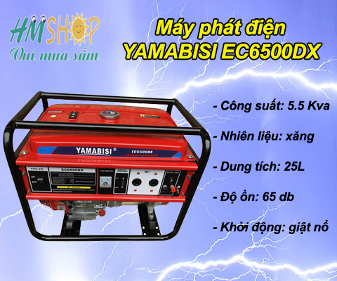 Máy phát điện YAMABISI EC6500DX
