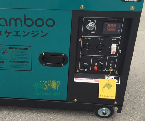 Máy phát điện chạy bằng dầu Diesel Bamboo BMB7800ET 5,5 kw chính hãng