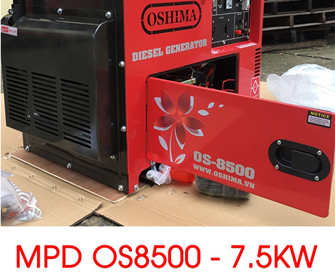 Máy phát điện chạy dầu Oshima OS 8500 chất lượng đảm bảo