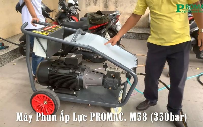 Ưu điểm của máy phun áp lực PROMAC M58