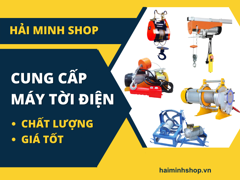 Hải Minh Shop cung cấp máy tời điện chính hãng giá tốt