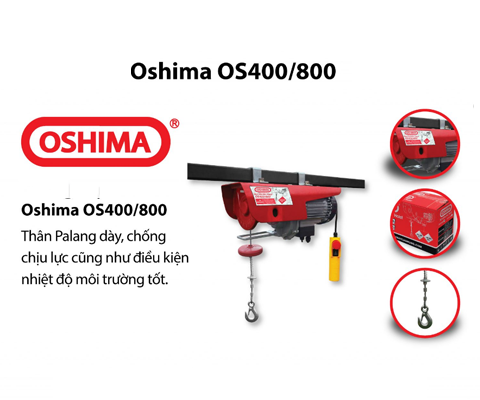 Tời điện Oshima OS 400/800