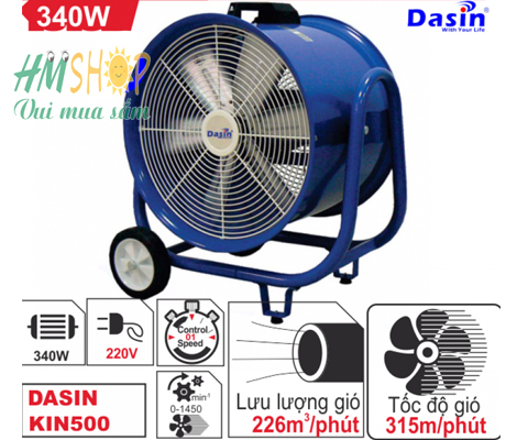 Quạt hút công nghiệp Dasin KIN-500