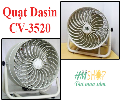 Quạt lưu thông Dasin CV-3520 chất lượng