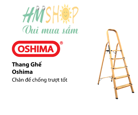 Thang nhôm ghế 5 bậc Oshima TG5 giá rẻ