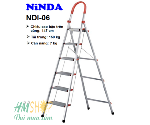 Thang nhôm ghế Ninda NDI-06