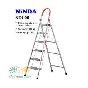 Thang nhôm ghế Ninda NDI-06