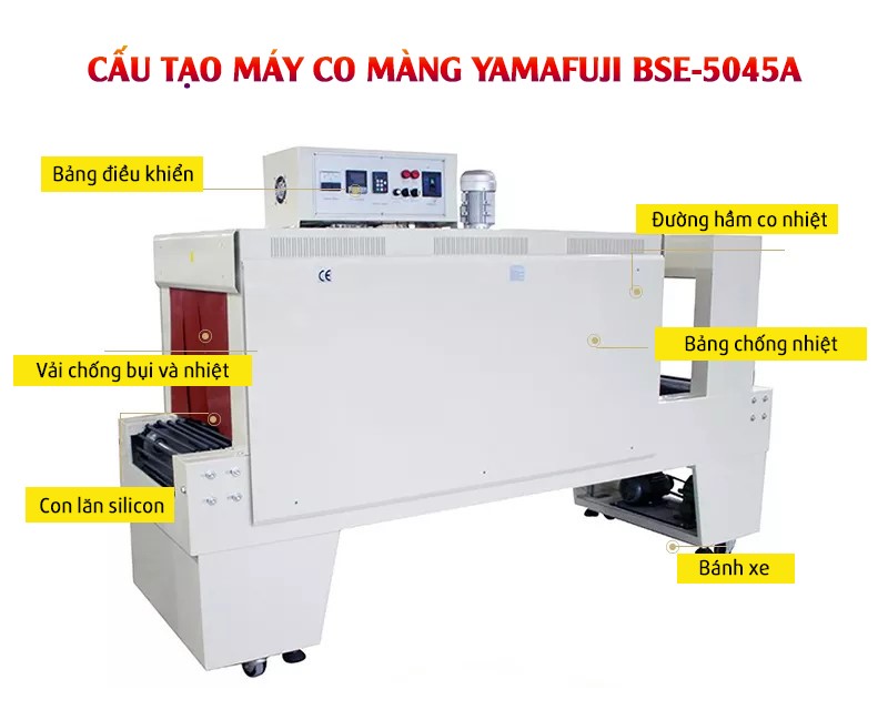 cấu tạo máy co màng BSE-5045A