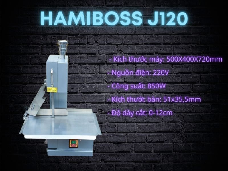 Thông số kỹ thuật của máy cưa xương giá rẻ Hamiboss J120
