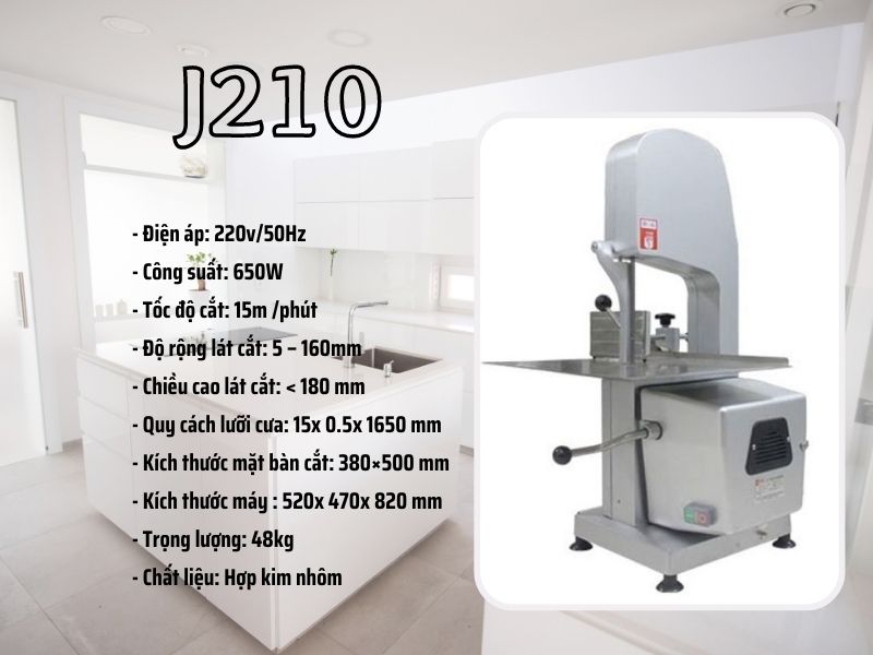 Thông số máy cưa xương mini J210