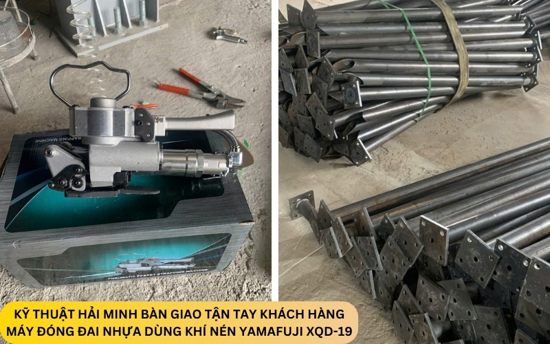 Máy đóng đai nhựa dùng khí nén Yamafuji XQD-19