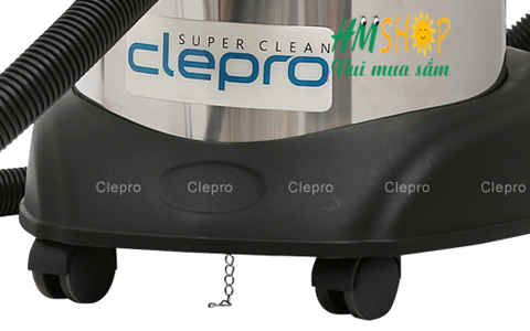 Máy hút bụi công nghiệp Clepro S3/60 di chuyển dễ dàng