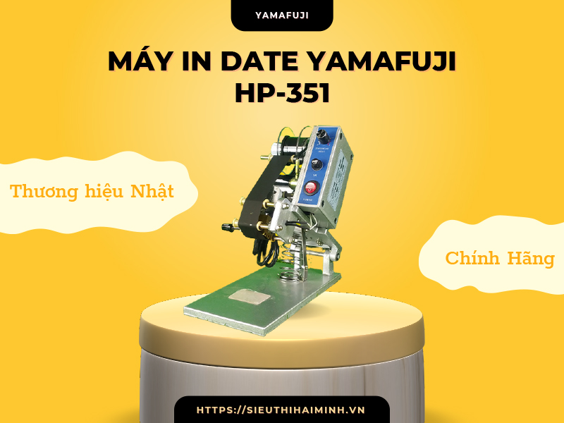 Máy in date Yamafuji HP-351 thương hiệu Nhật Bản