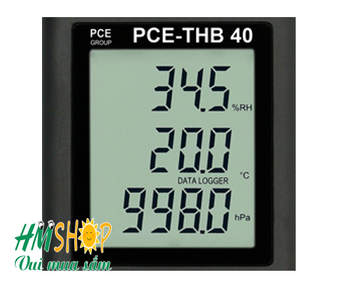 Máy đo nhiệt độ độ ẩm, áp suất có lưu dữ liệu PCE-THB 40 chính hãng
