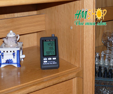 Máy đo nhiệt độ độ ẩm, áp suất có lưu dữ liệu PCE-THB 40 giá rẻ