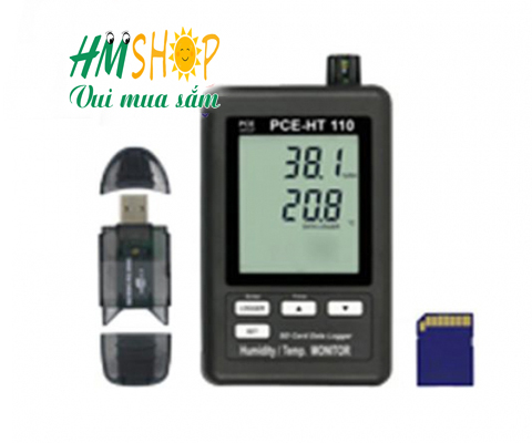 Máy đo nhiệt độ độ ẩm có lưu dữ liệu PCE-HT 110