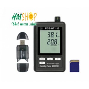 Máy đo nhiệt độ/độ ẩm có lưu dữ liệu PCE-HT 110