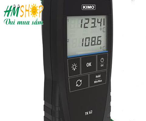 Máy đo nhiệt độ tiếp xúc kiểu K, J, T, S Kimo TK62 giá rẻ