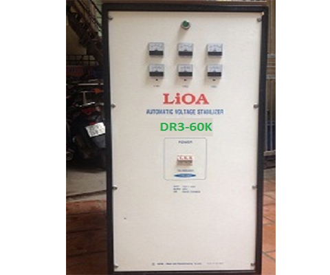 Ổn áp Lioa 3 Pha DR3-60K thiết kế tiện lợi sử dụng