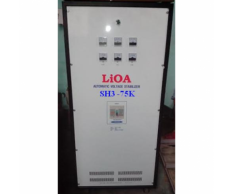 Ổn áp Lioa 3 pha SH3-75K dễ sử dụng